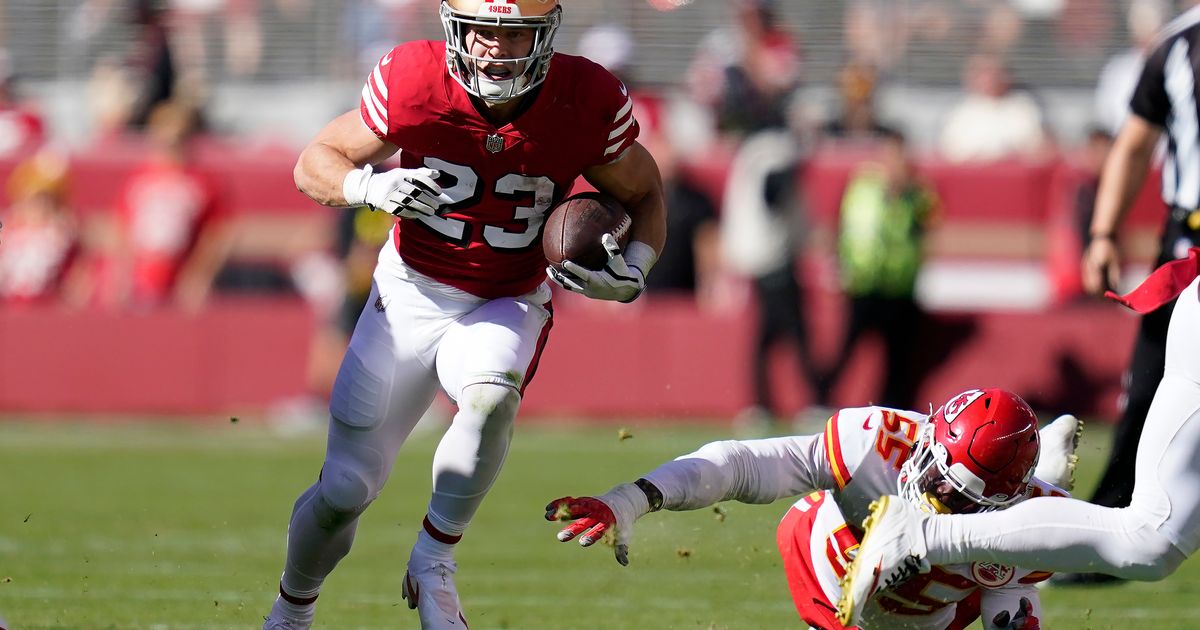 Christian McCaffrey Arrives in the Bay Area