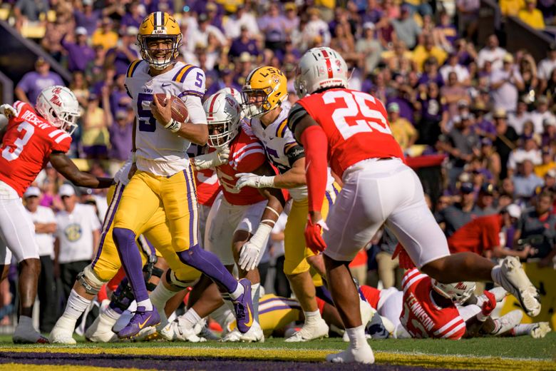 Dynamic Daniels, LSU, roar back on No. 7 Ole Miss, 45-20 - Seattle Sports