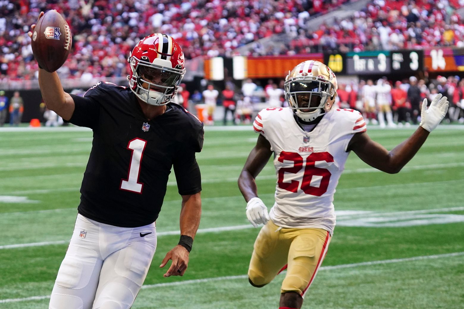 Mariota accounts for 3 TDs, Falcons beat 49ers 28-14 - Seattle Sports