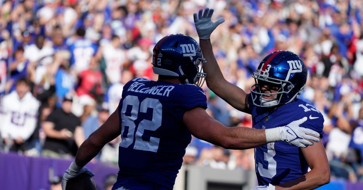 Giants TE Daniel Bellinger out indefinitely as he's set to undergo surgery  on fractured eye socket 