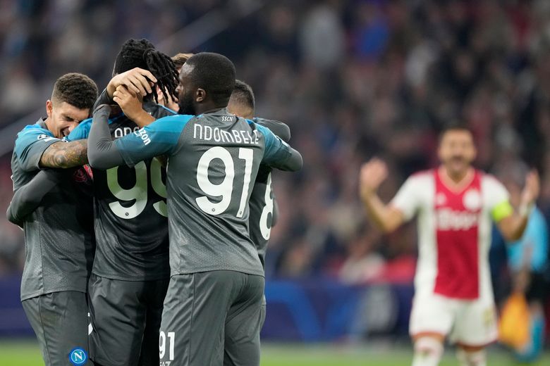 Napoli routs Ajax 6-1 to stay perfect in Champions League