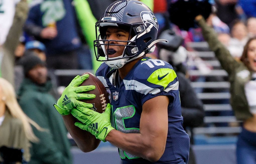 Seattle Seahawks defensive tackle Al Woods (99) reacts after a play during  an NFL football game against the Seattle Seahawks, Sunday, Sept. 18, 2022,  in Santa Clara, Calif. (AP Photo/Scot Tucker Stock