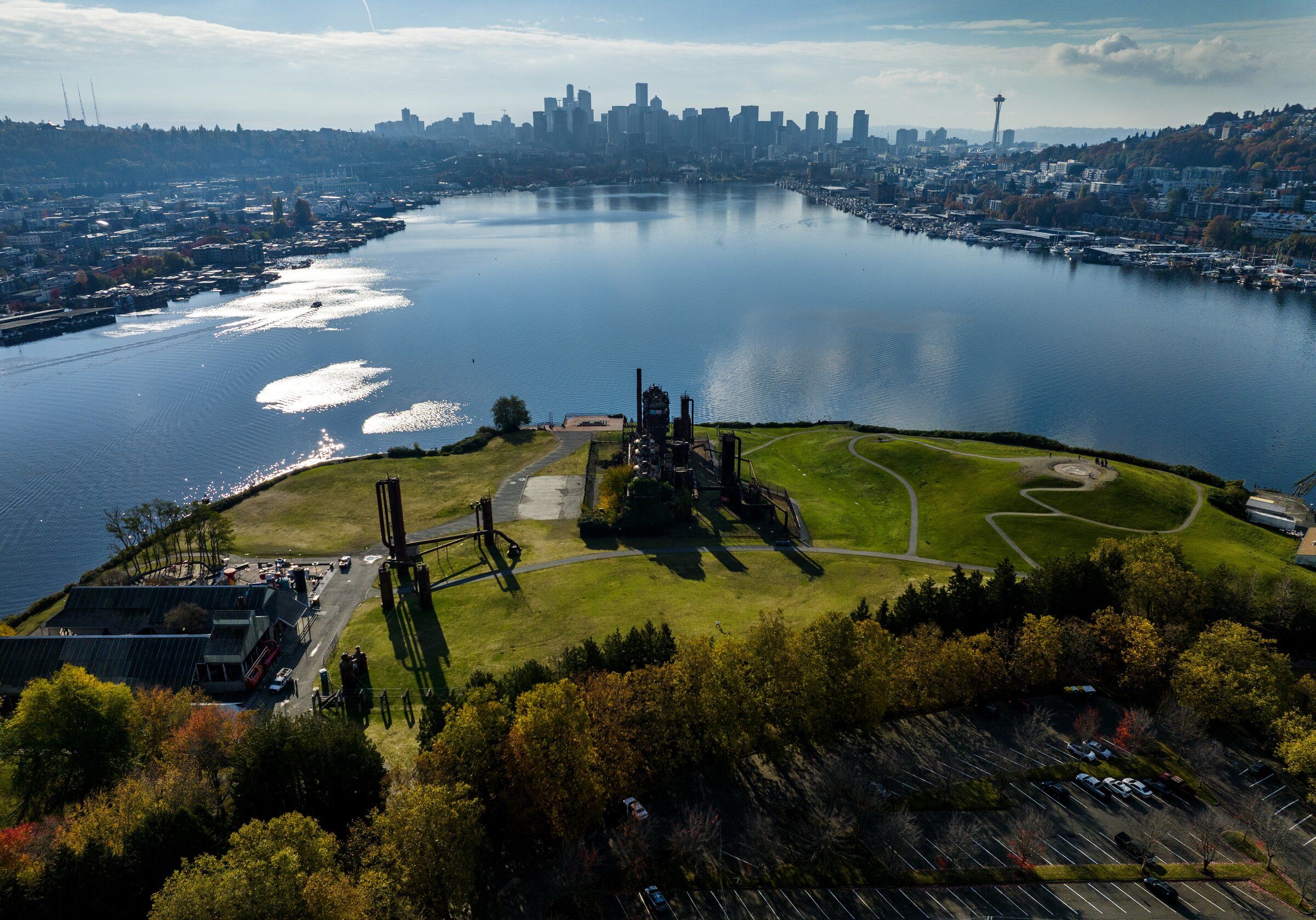 Gas Works Park enters new phase of cleanup Shoreline and lake bed