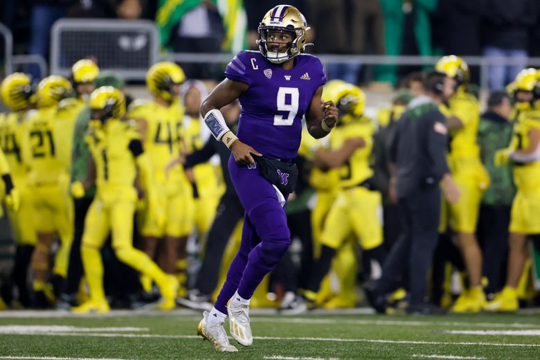 Michael Penix Jr. and resilient Huskies outlast No. 6 Oregon in stunning  rivalry upset