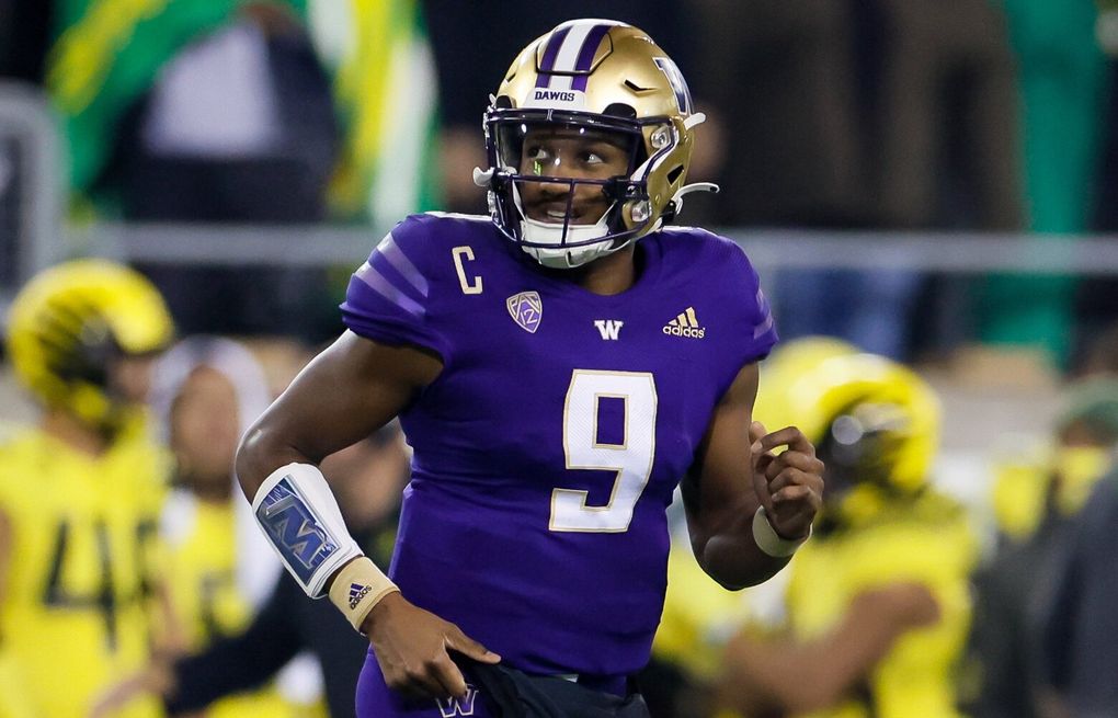 Heisman moment? Try career moment. Michael Penix Jr. delivers for  Washington in thrilling win over Oregon