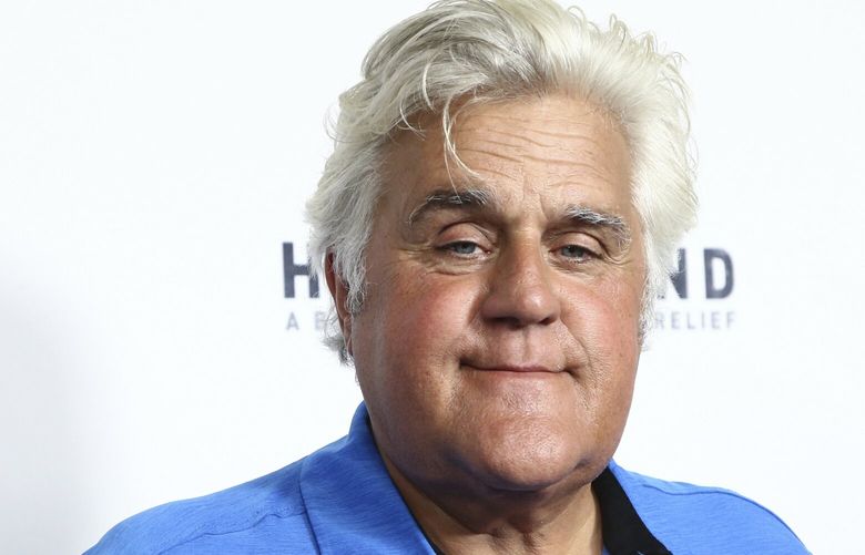 FILE – Jay Leno attends the Hand in Hand: A Benefit for Hurricane Harvey Relief in Los Angeles on Sept. 12, 2017. Jay Leno suffered burns in a weekend fire at the car enthusiast’s garage but said Monday that he was doing OK, according to reports. Leno, 72, had been set to appear at a financial conference in Las Vegas on Sunday but canceled because of a â€œserious medical emergency.” (Photo by John Salangsang/Invision/AP, File) NYET134 NYET134