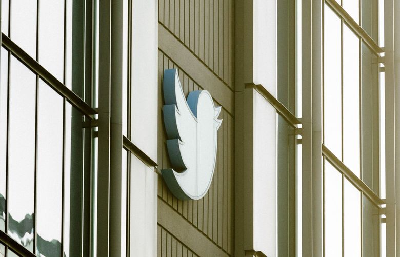 Twitter’s headquarters in San Francisco on Friday, Nov. 18, 2022, the day after hundreds of Twitter employees resigned en masse. So many workers have left that Twitter users are questioning whether the site would survive. (Jason Henry/The New York Times) XNYT131 XNYT131