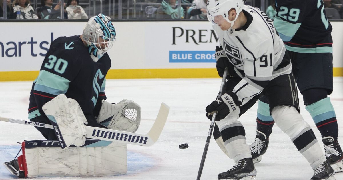 Photos: Kraken beat Kings, 3-2 | The Seattle Times