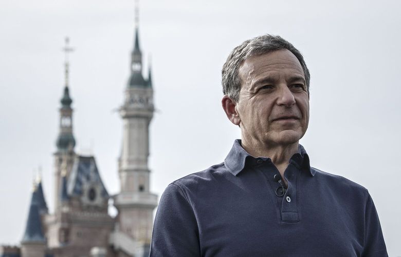 Bob Iger at Disneyland in Shanghai, China, on Friday, June 16, 2017. (Qilai Shen/Bloomberg) 