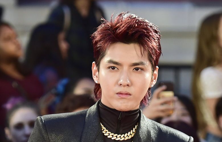 Singer Kris Wu received thes award for Fan Fave New Artist at the iHeartRadio MMVAs in Toronto on Aug. 26, 2018. A Beijing court on Friday, Nov. 25, 2022 sentenced Chinese-Canadian pop star Kris Wu to 13 years in prison on charges including rape. (Frank Gunn/The Canadian Press via AP, File)