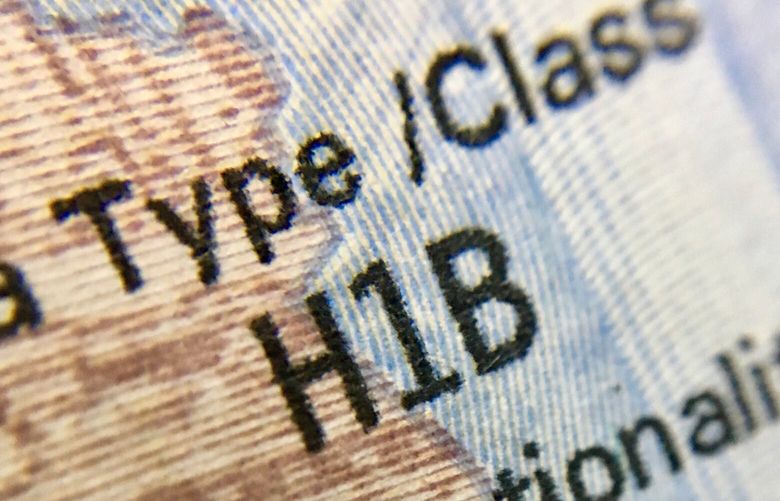 The H-1B visa, intended for jobs requiring specialized skills and a bachelor’s degree or higher, has become a flashpoint in the immigration debate. (Bilal Aliyar/Dreamstime/TNS)