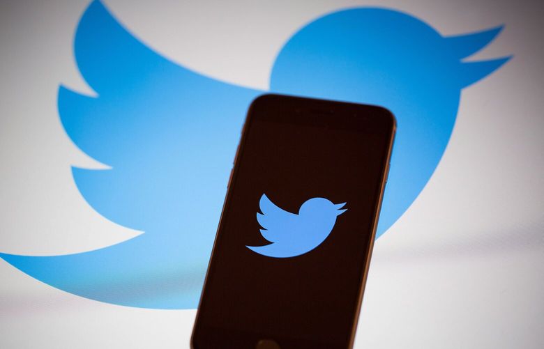The Twitter Inc. logo is displayed on the screen of an Apple Inc. iPhone 6s in this arranged photograph taken in New York, U.S., on Tuesday, Feb. 9, 2016. (Michael Nagle/Bloomberg