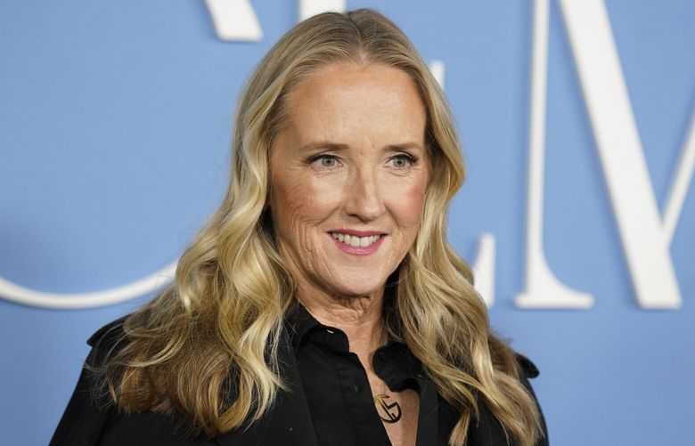 Jennifer Salke of Amazon Studios poses at the Los Angeles premiere of the film “My Policeman” at the Regency Bruin Theatre, Tuesday, Nov. 1, 2022, in Los Angeles. (AP Photo/Chris Pizzello)