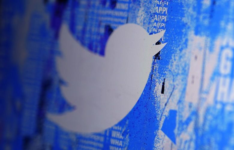 FILE – The Twitter splash page is seen on a digital device, Monday, April 25, 2022, in San Diego.   (AP Photo/Gregory Bull, File) 