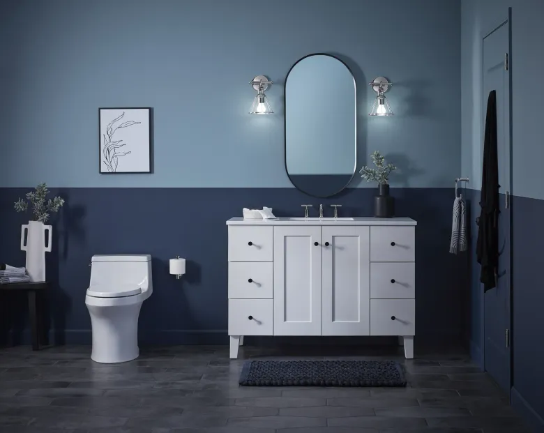 A quality high-efficiency toilet can flush with power and save you water, in addition to offering other features. (KOHLER/TNS)
