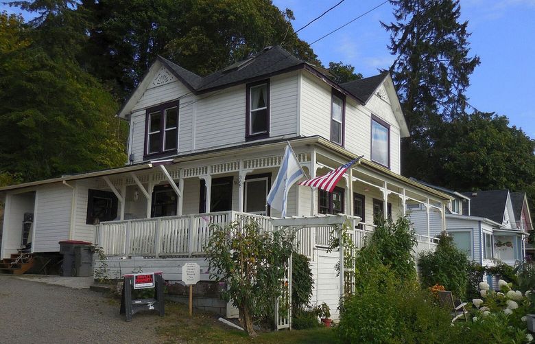 Featured prominently in the film, the “Goonies” house in Astoria, Ore., sometimes attracts 1,000 visitors a day in the summer. It is not open for tours. (Rob Owen / Pittsburgh Post-Gazette / TNS)