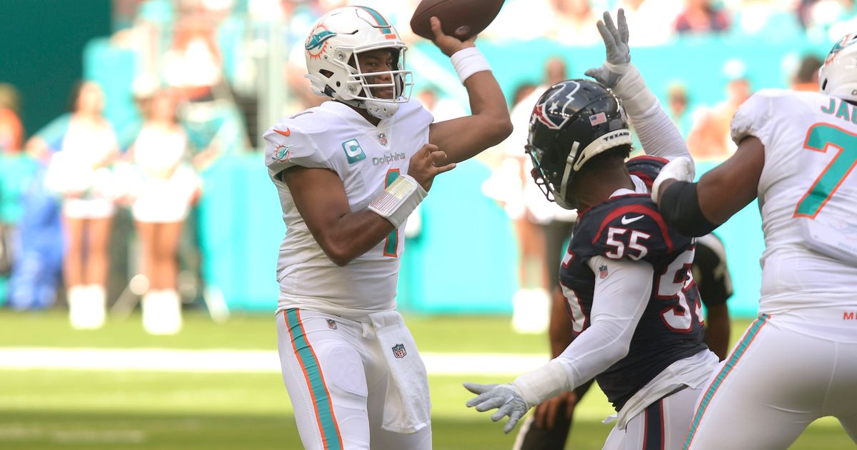 Tagovailoa leads TD drive in preseason debut to help Dolphins over Texans  28-3 - The San Diego Union-Tribune