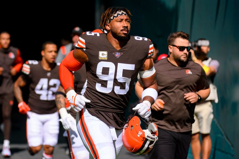 Cleveland Browns inspired by Myles Garrett pushing through injury