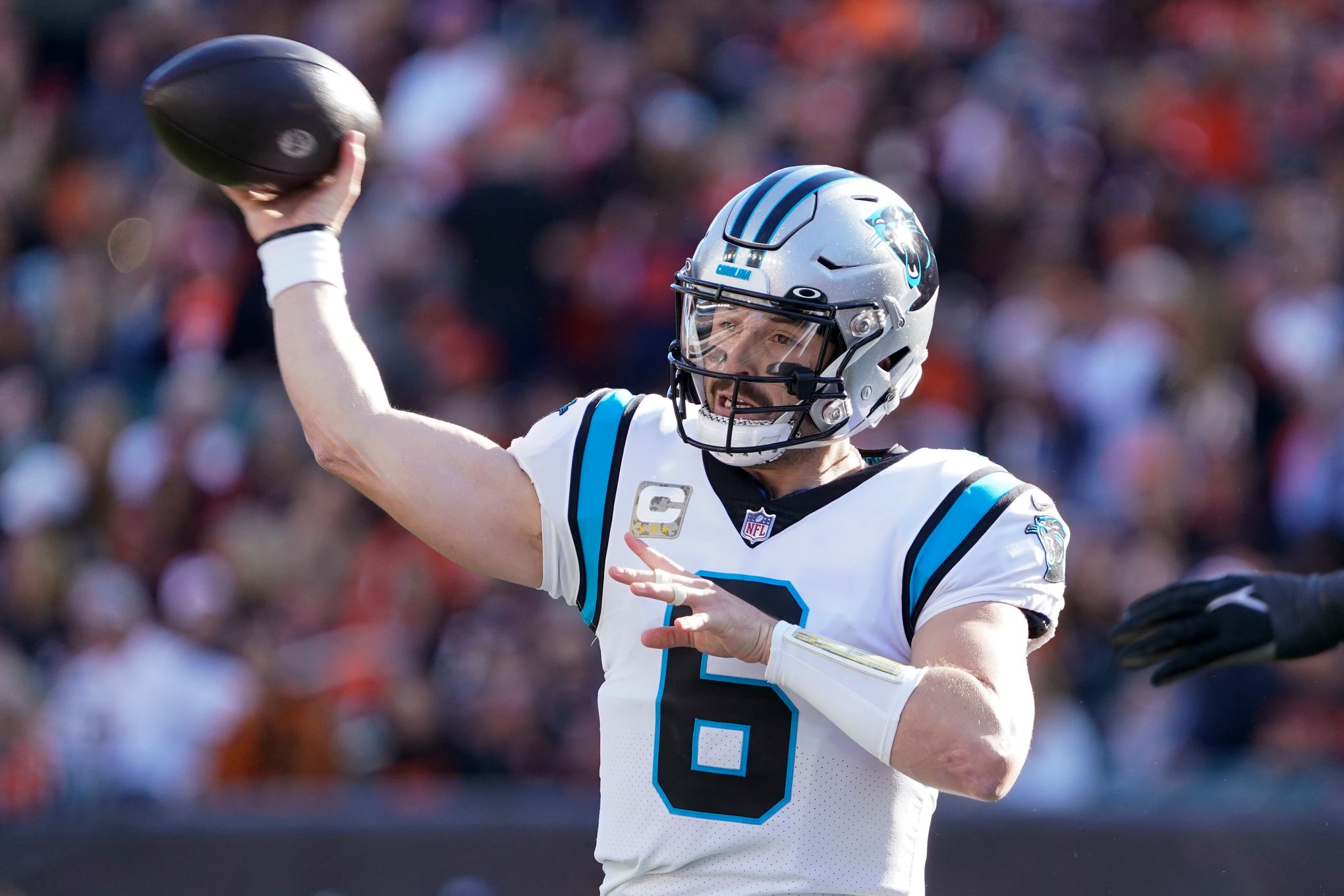 Baker Mayfield back as Panthers' starter after PJ Walker injury