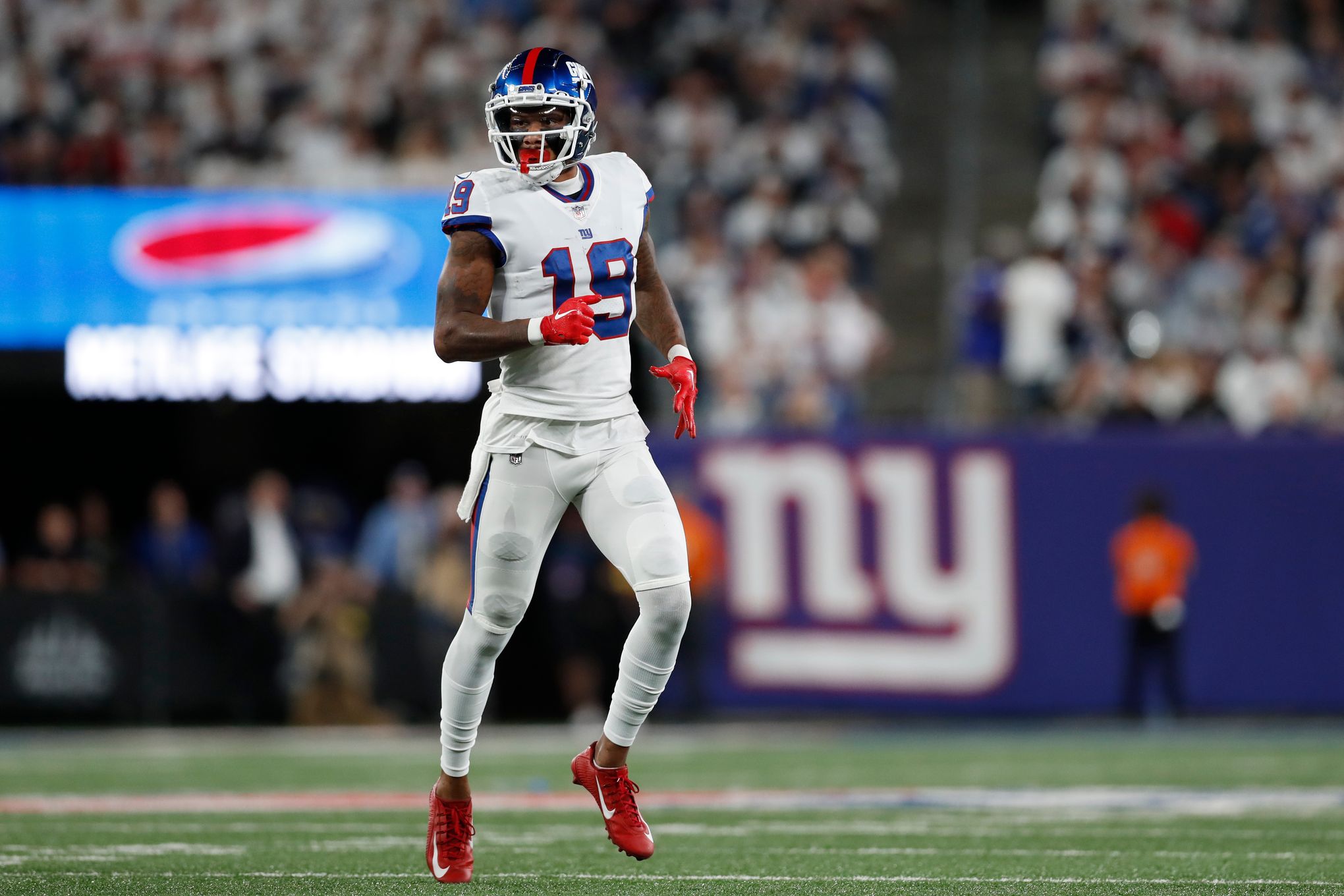 Giants' Sterling Shepard made a punt returner: