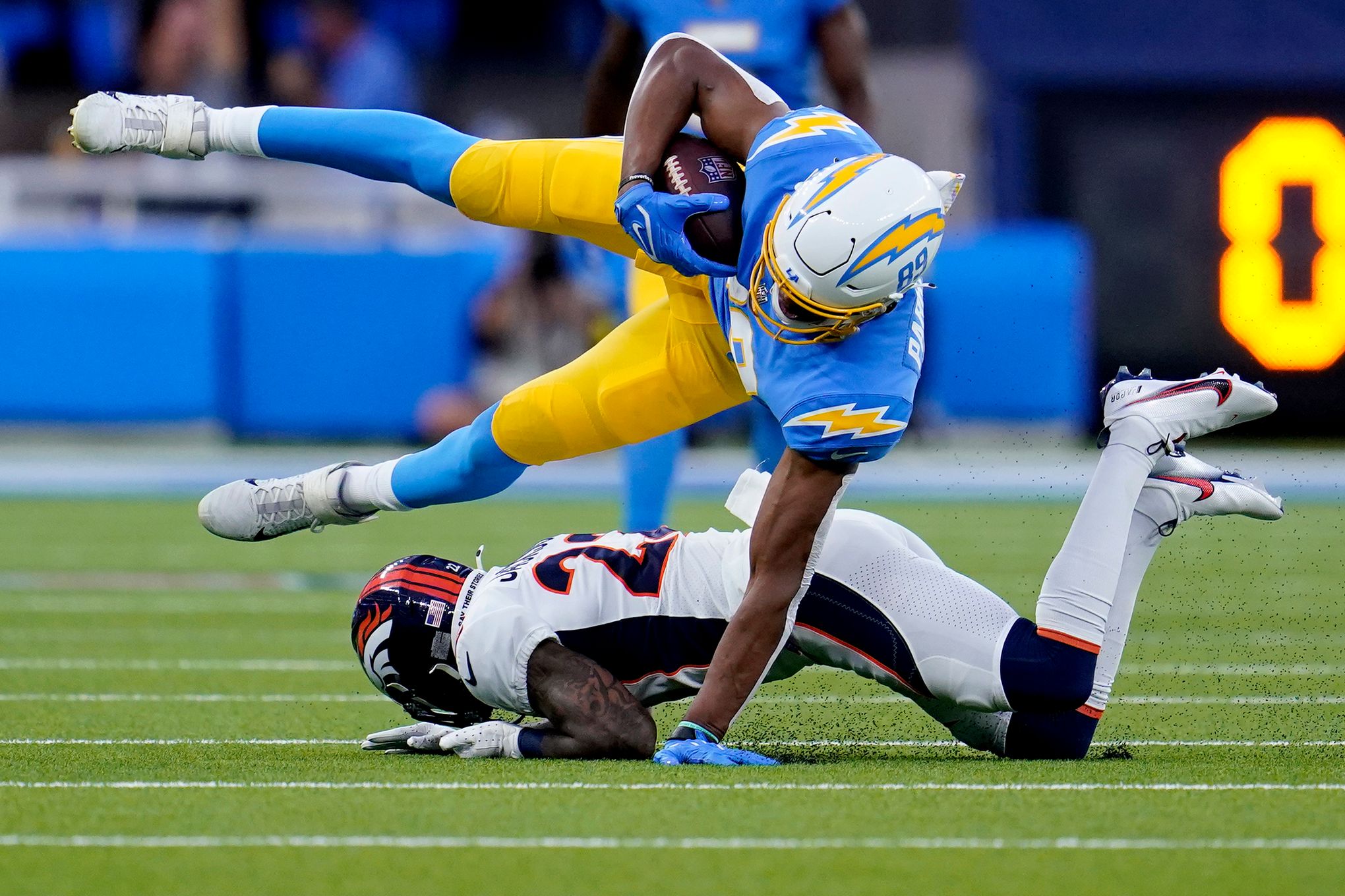 Chargers place tight end Donald Parham on injured reserve