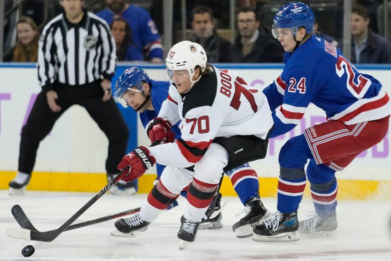 Jack Hughes and Michael McLeod score goals in Devil comeback win