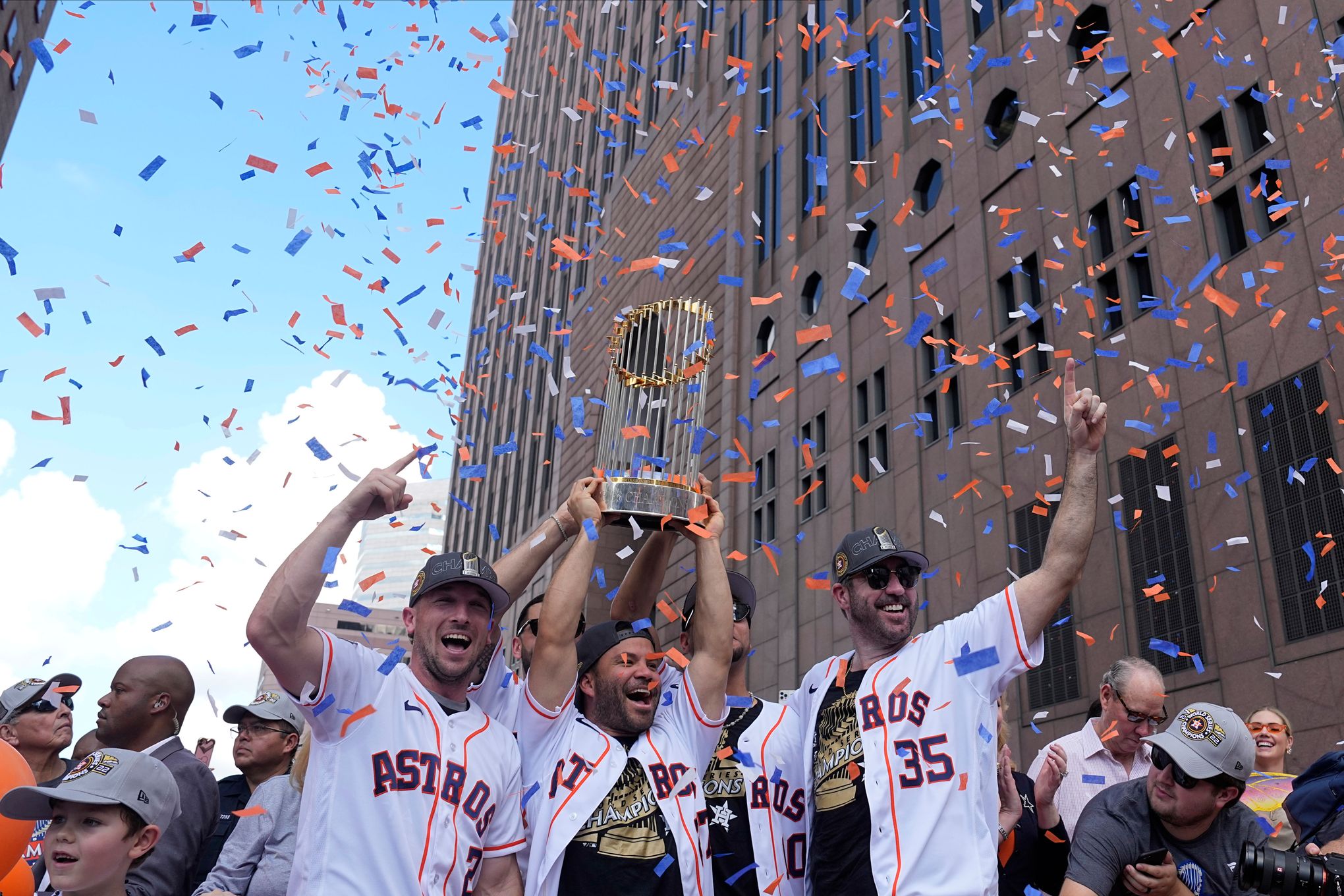 Fans celebrate Houston Astros' World Series win with parade - Washington  Times