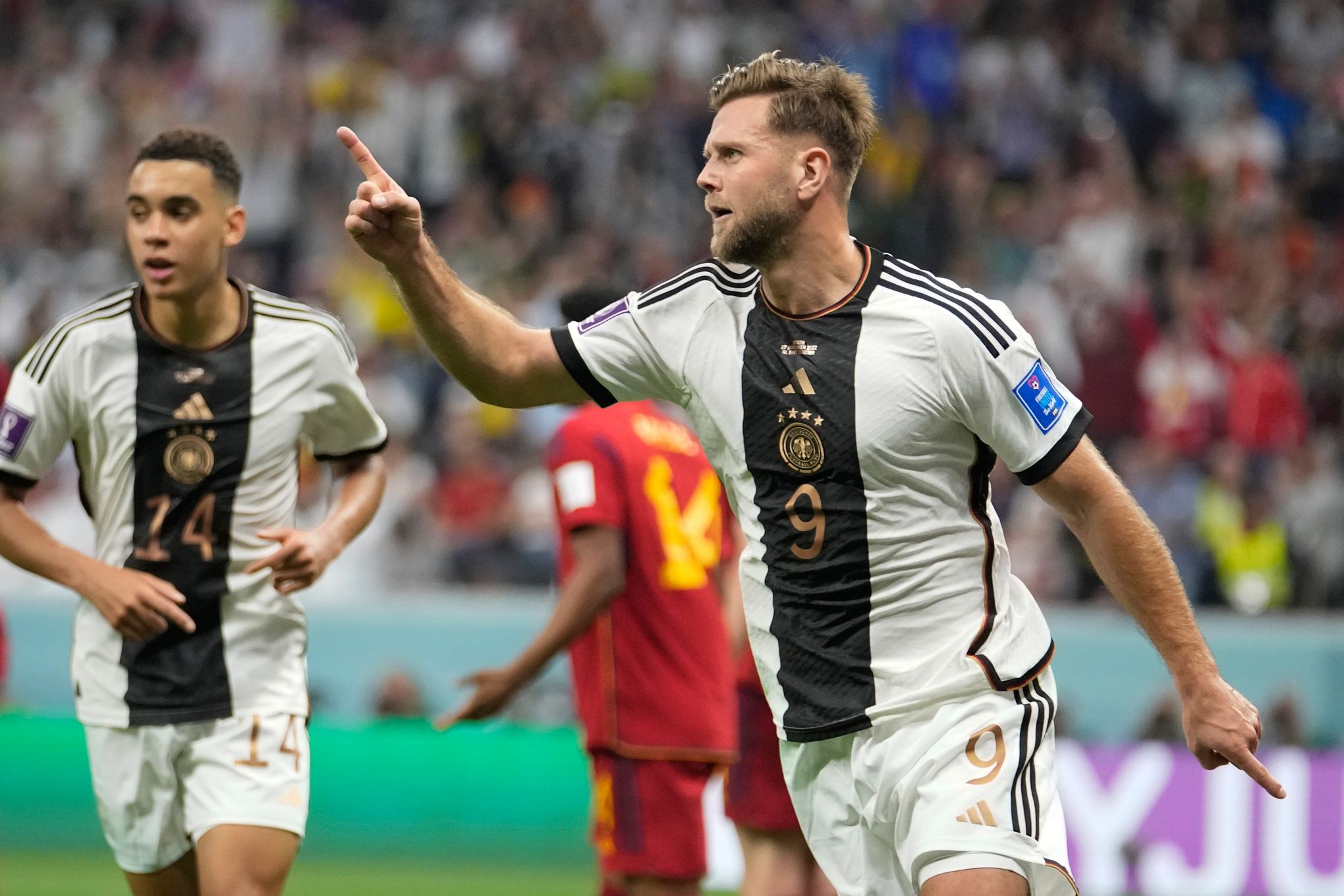 World Cup Watch: Germany's Niclas Füllkrug admires Thomas Müller's