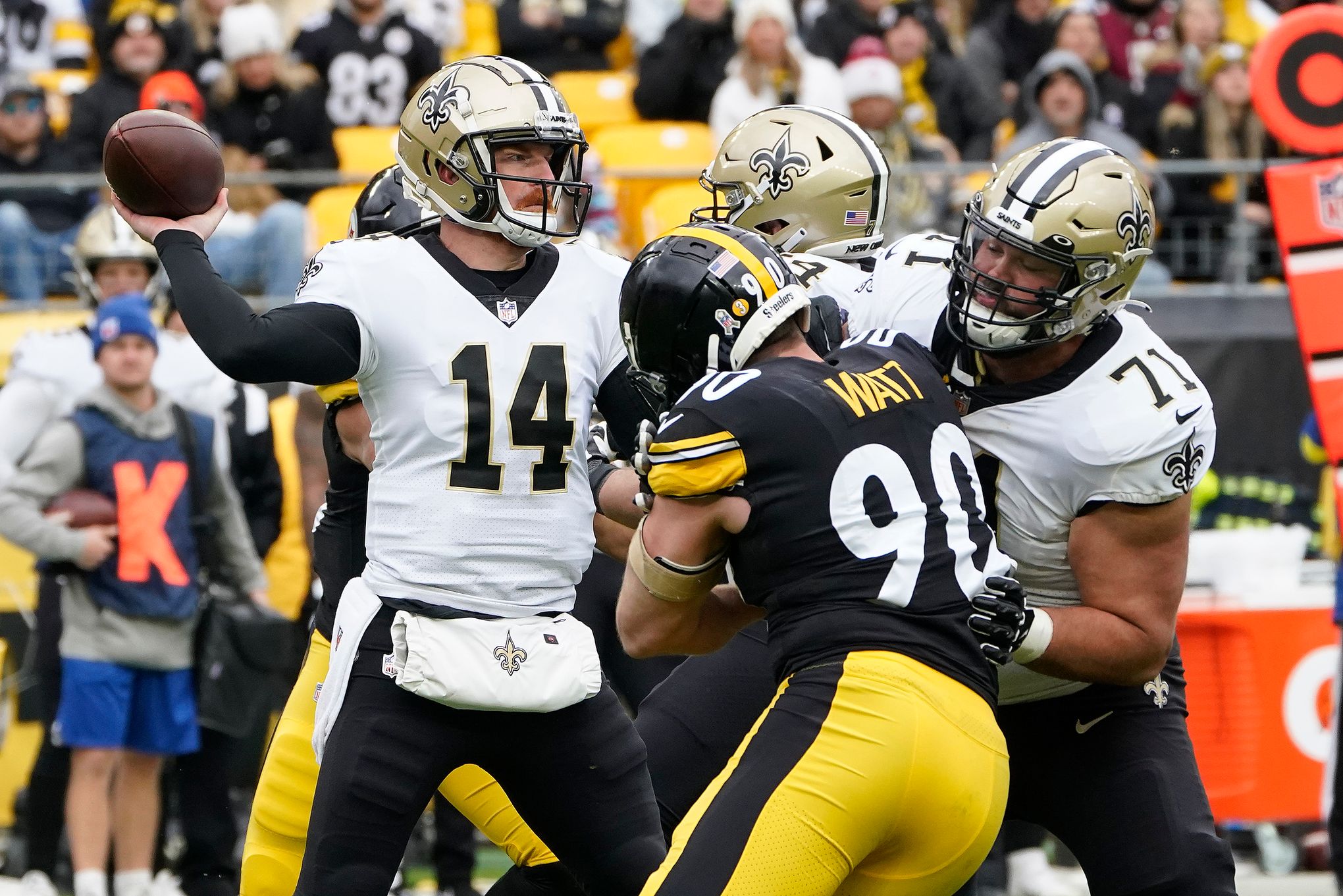 James Hurst could start over Andrus Peat for New Orleans Saints 