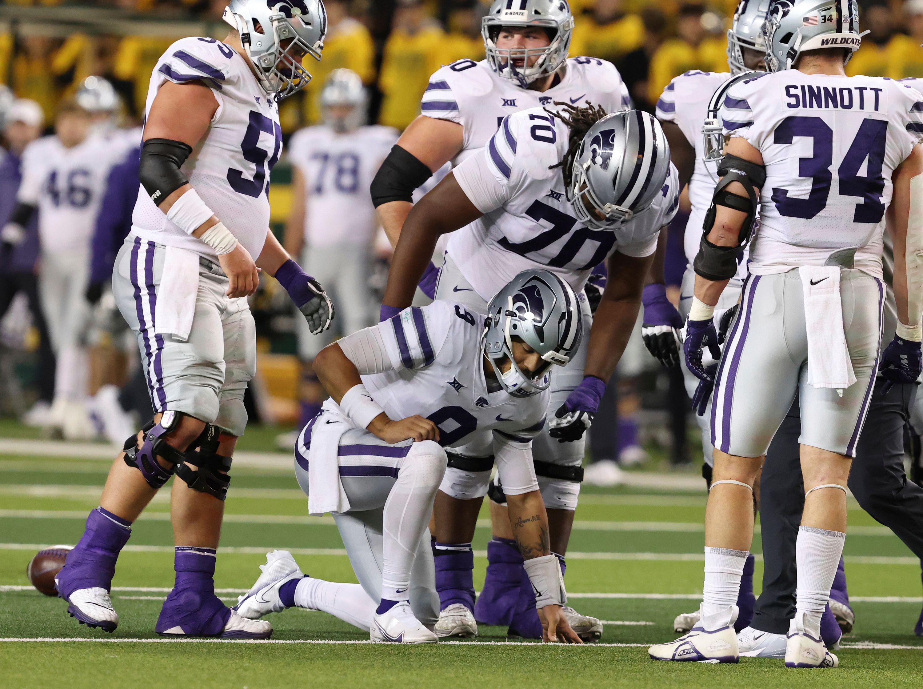 kansas state football player hurt today