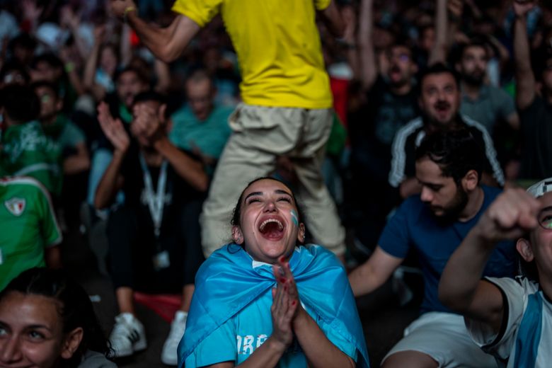 Soccer legend Maradona is cheering Lionel Messi from heaven, Argentina fans  sing ahead of World Cup final