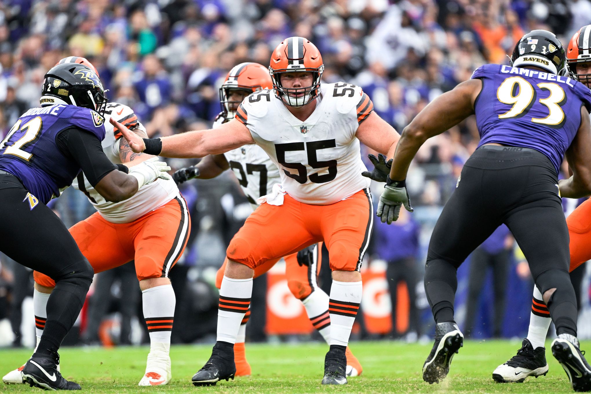 Nick Harris, Dawson Deaton headed to injured reserve for Browns