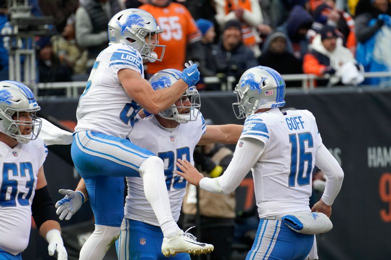 Lions overcome big effort by Fields, beat Bears 31-30 - The San Diego  Union-Tribune