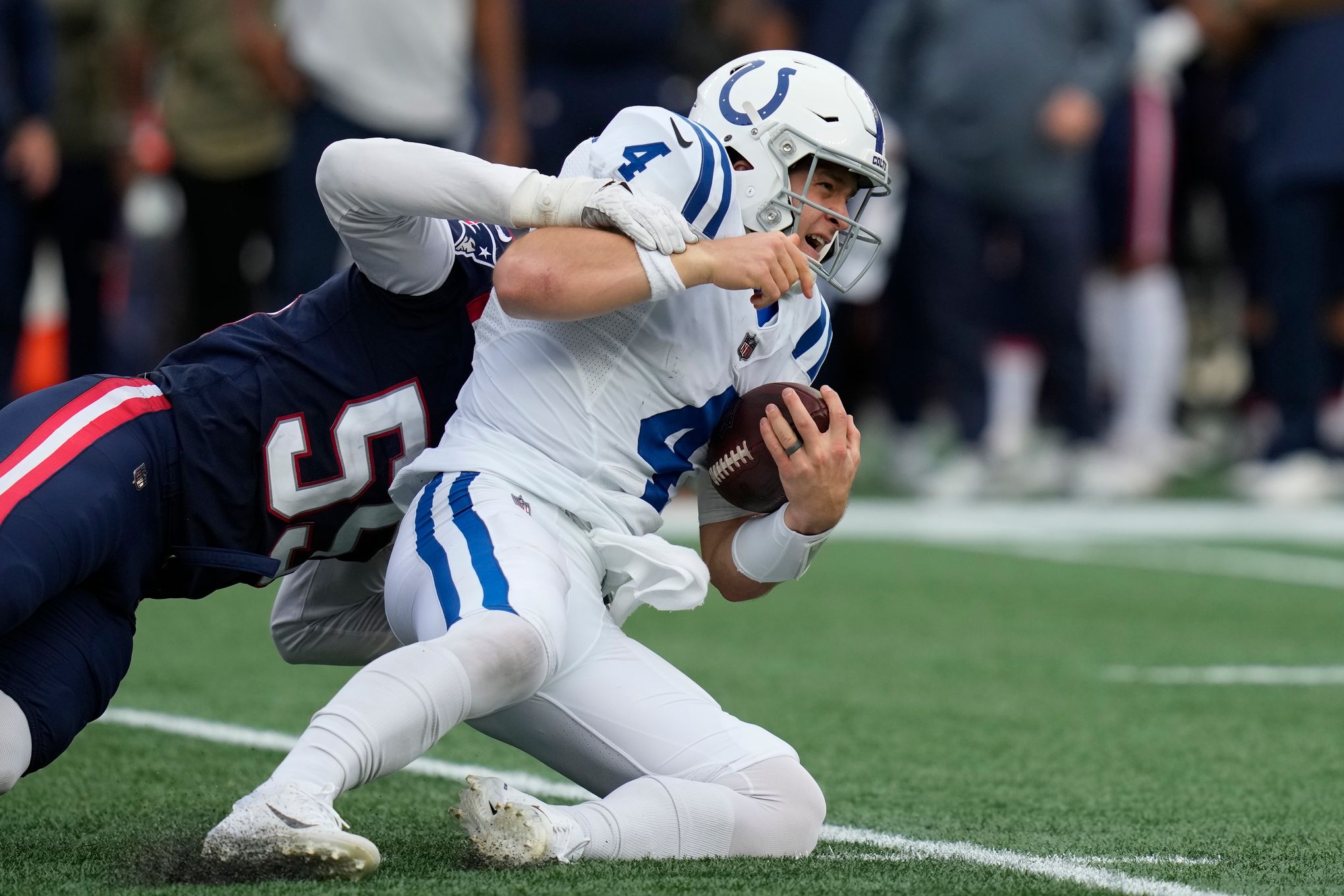 Indianapolis Colts linebacker Bobby Okereke was voted the Top Rookie  Linebacker in the NFL by Pro Football Focus