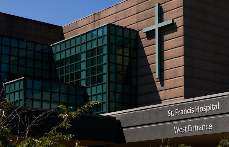 St. Francis Hospital, part of Virginia Mason Franciscan Health, is located in Federal Way, Wash. and photographed Thursday, Aug. 11, 2022.  221258