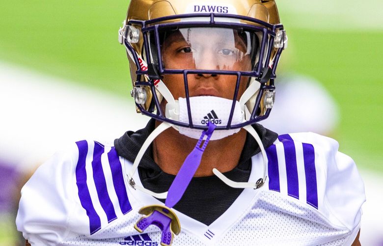 Washington defensive back Cameron Williams (6).
.
The Washington Huskies opened fall camp Friday, August 6, 2021. 217829 217829