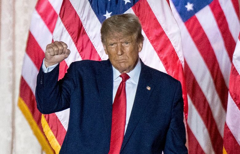 The White House rebuked former president Donald Trump for suggesting suspending the Constitution over his baseless claims of fraud in the 2020 presidential election. MUST CREDIT: Photo for The Washington Post by Thomas Simonetti.