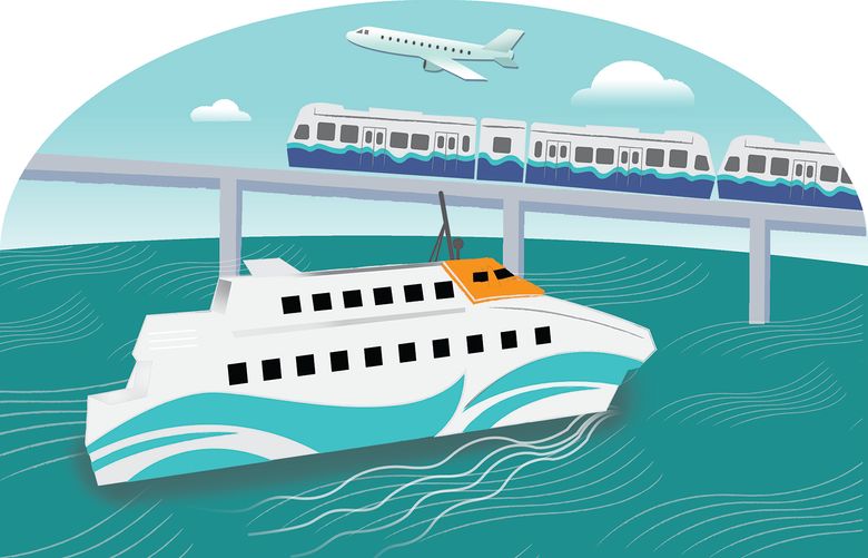 RAVE to the shuttle to the Southworth Fast Ferry to Link light-rail to Sea-Tac Airport for a total of $2 for both my wife and I on our senior discount ORCA card. No hassle, no stress on the Wednesday before Thanksgiving.