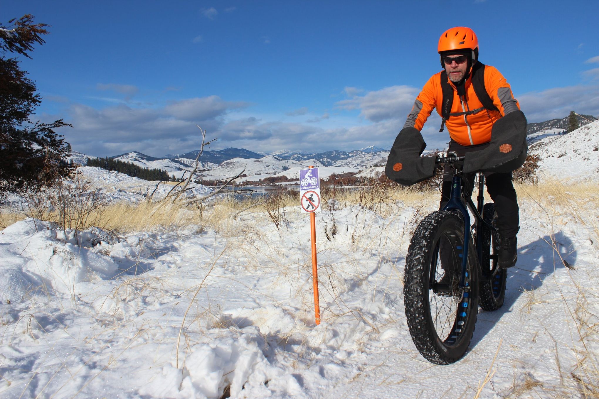 Want to cycle through the winter? Grab a fat bike and hit the snow