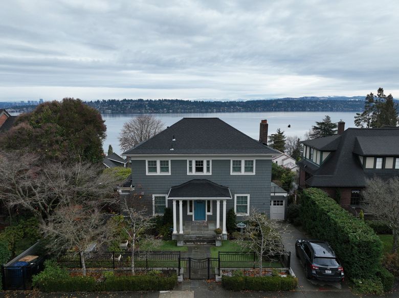 The Archdiocese of Seattle in November quietly purchased this $2.4 million water-view residence in Mount Baker. (Daniel Kim / The Seattle Times)