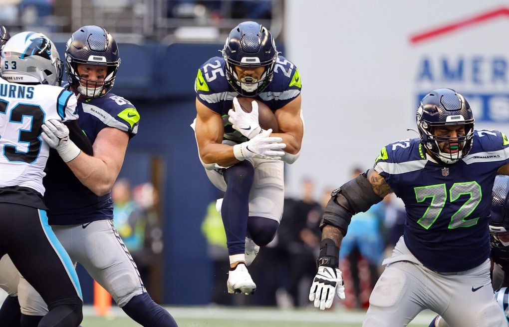 Seahawks RB Travis Homer sets team record for shortest kickoff return for a  touchdown