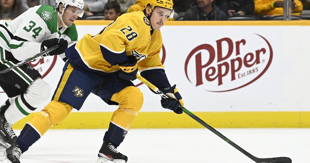 Kraken claim Eeli Tolvanen off waivers from Predators: What the forward  brings to Seattle, where he fits - The Athletic