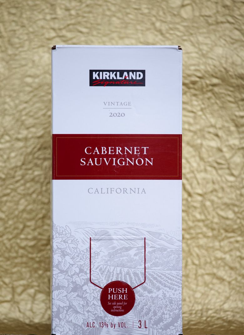 2020 Kirkland Signature California Cabernet Sauvignon. (Ken Lambert / The Seattle Times)