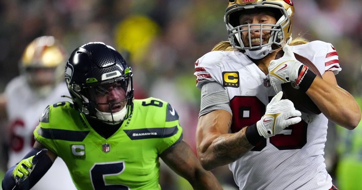 Brock Purdy Connects with George Kittle on a 31-Yard Dart