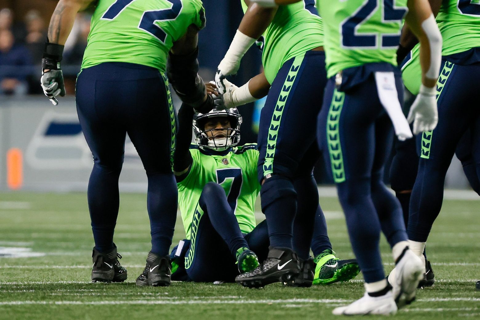 Seahawks roster sports second fewest postseason games played in NFC  playoffs
