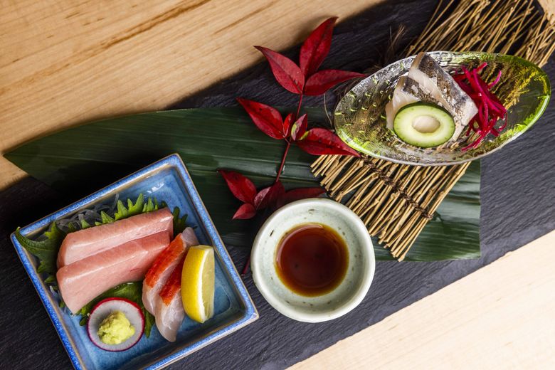 omakase kinmedai (golden eye snapper) nigiri