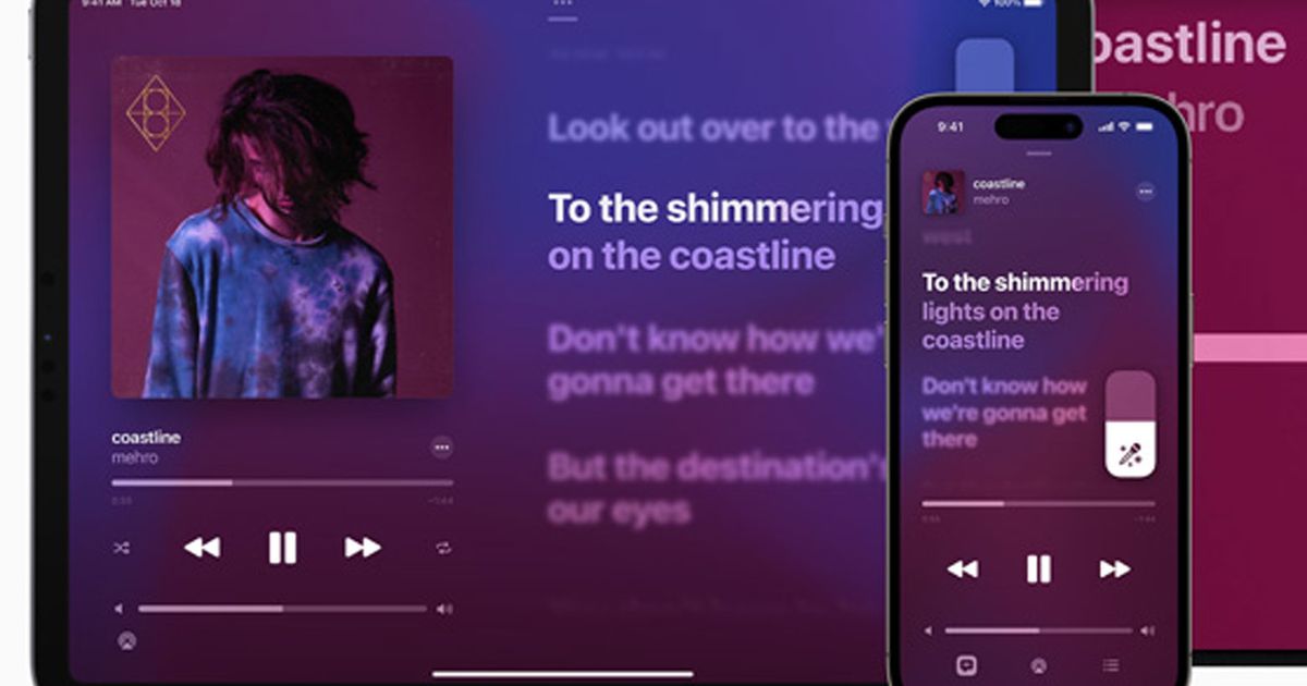 See lyrics and sing in Apple Music on your iPhone or iPad – Apple