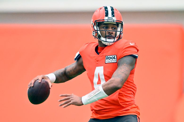 Browns QB Watson only talks football after NFL suspension