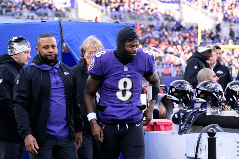 NFL Baltimore Ravens Game (Lamar Jackson) Men's Football Jersey.