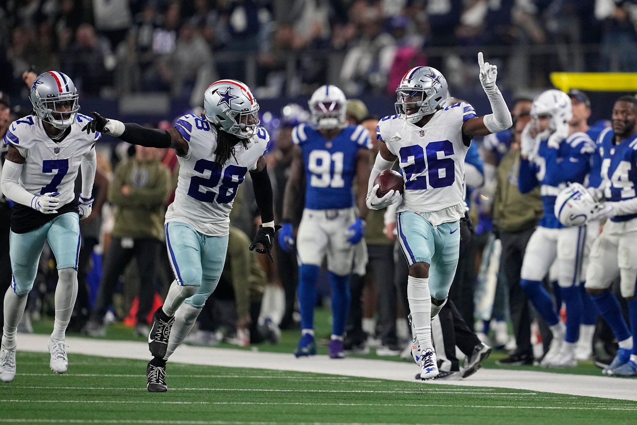 Dallas Cowboys defensive end Sam Williams (54) during the first